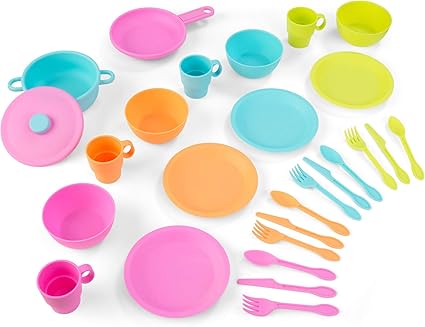 KidKraft 27-Piece Bright Cookware Set 