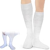 XYYLLL Extra Wide Socks 2.75 x 39.3 inch Cast Covers 5 pcs Cast Boot Socks Walking Boot Sock Liners Breathable Surgical for Men or Women Non Binding Loose