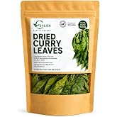 Ceylon Rustic Savour Dried Curry Leaves, 0.4 oz (11.34 g), Product of Sri Lanka