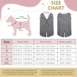PUMYPOREITY Dog Tuxedo Set with Bandana Small Medium Large Grey S view 2