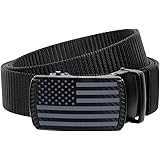 Beltroad American Flag Belt for Men Black Nylon Ratchet Belts 4th of July Patriotic Decorations