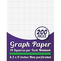 クラブ GOOD BOOKS PJ Graph Paper 10 Squares Per Inch Notebook: 10 Lines Per Inch, 8.5 X
