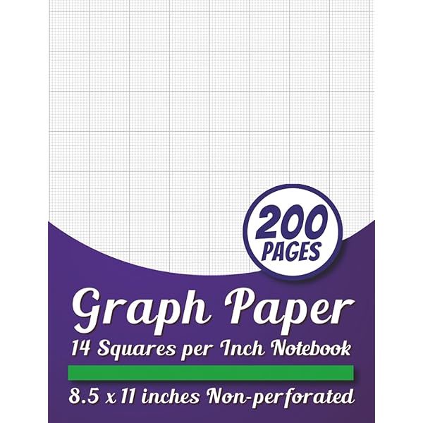 Graph Paper 10 Squares Per Inch Notebook: 10 Lines Per Inch
