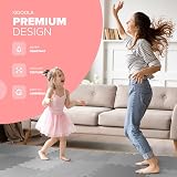 kidoola Foam Baby Play Mat 29x29cm Pink 9pc 7mm Interlocking EVA Tiles view 3