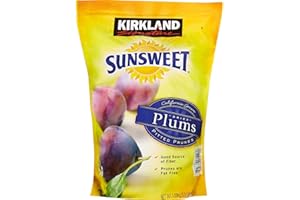 KIRKLAND Signature's Dried Plums Pitted Prunes, 3.5 Pounds (2 Pack(3.5 Pounds))