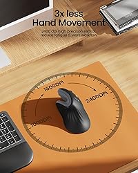 ProtoArc Ergonomic Vertical Mouse, EM11 NL