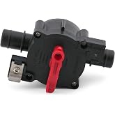 Flow-Rite MV-04-FN01 Livewell Control Valve, Red Arm, V4 Three-Position