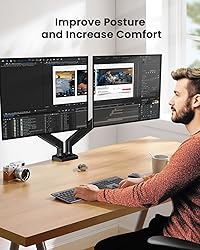 ErGear Dual Monitor Mount up to 32 inches