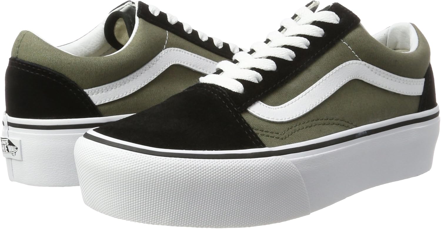 vans old skool platform grape leaf