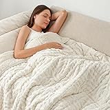 Wemore Jacquard Fleece Weighted Blanket King Size