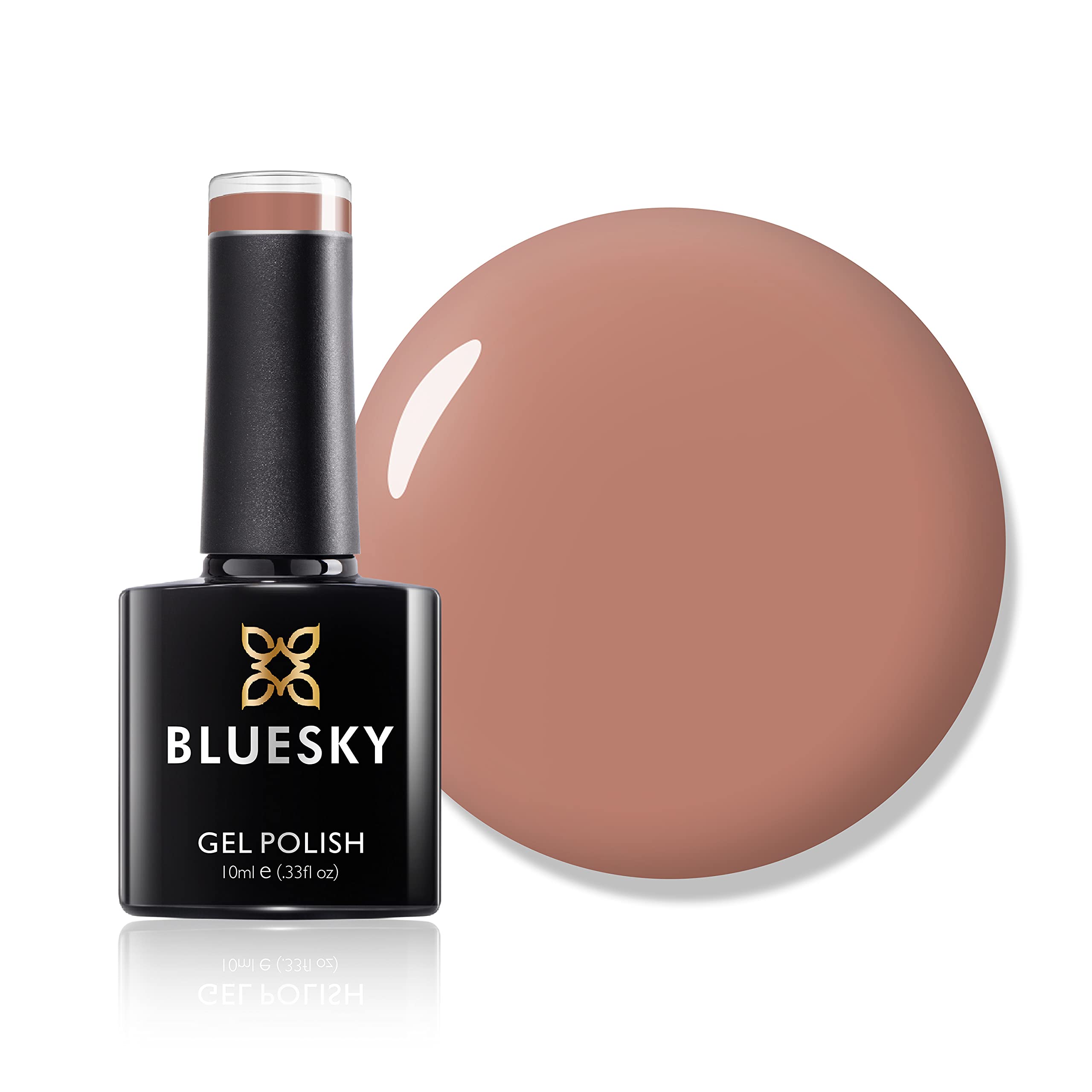 Bluesky Gel Nail Polish, Cocoa 80514, Brown, Caramel, Light, Long Lasting, Chip Resistant, 10 ml (Requires Drying Under UV LED Lamp) — image 1