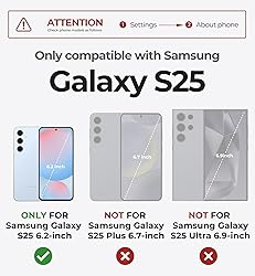 Dexnor for Samsung Galaxy S25 Case with Built-in