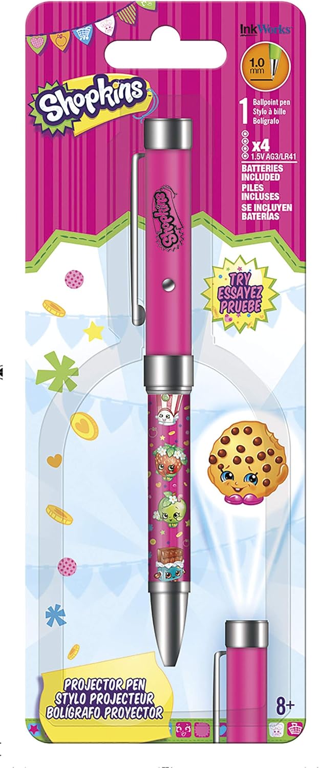 Proyector Pen – Shopkins – Linterna 1,0 mm bolígrafo iw4116 ...