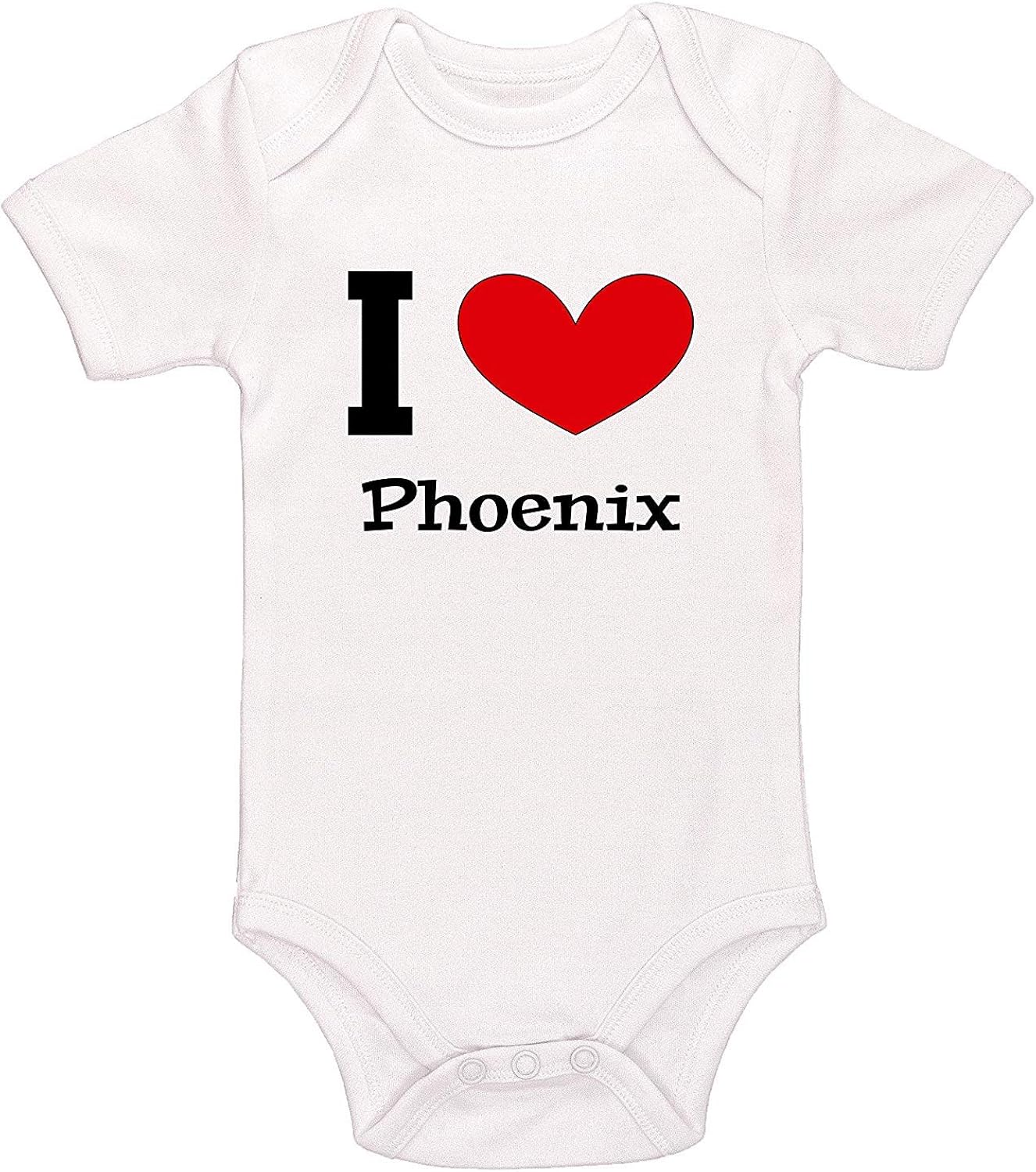 imouSde I Love Phoenix Baby Onesies Funny Unisex Bodysuit Anouncement