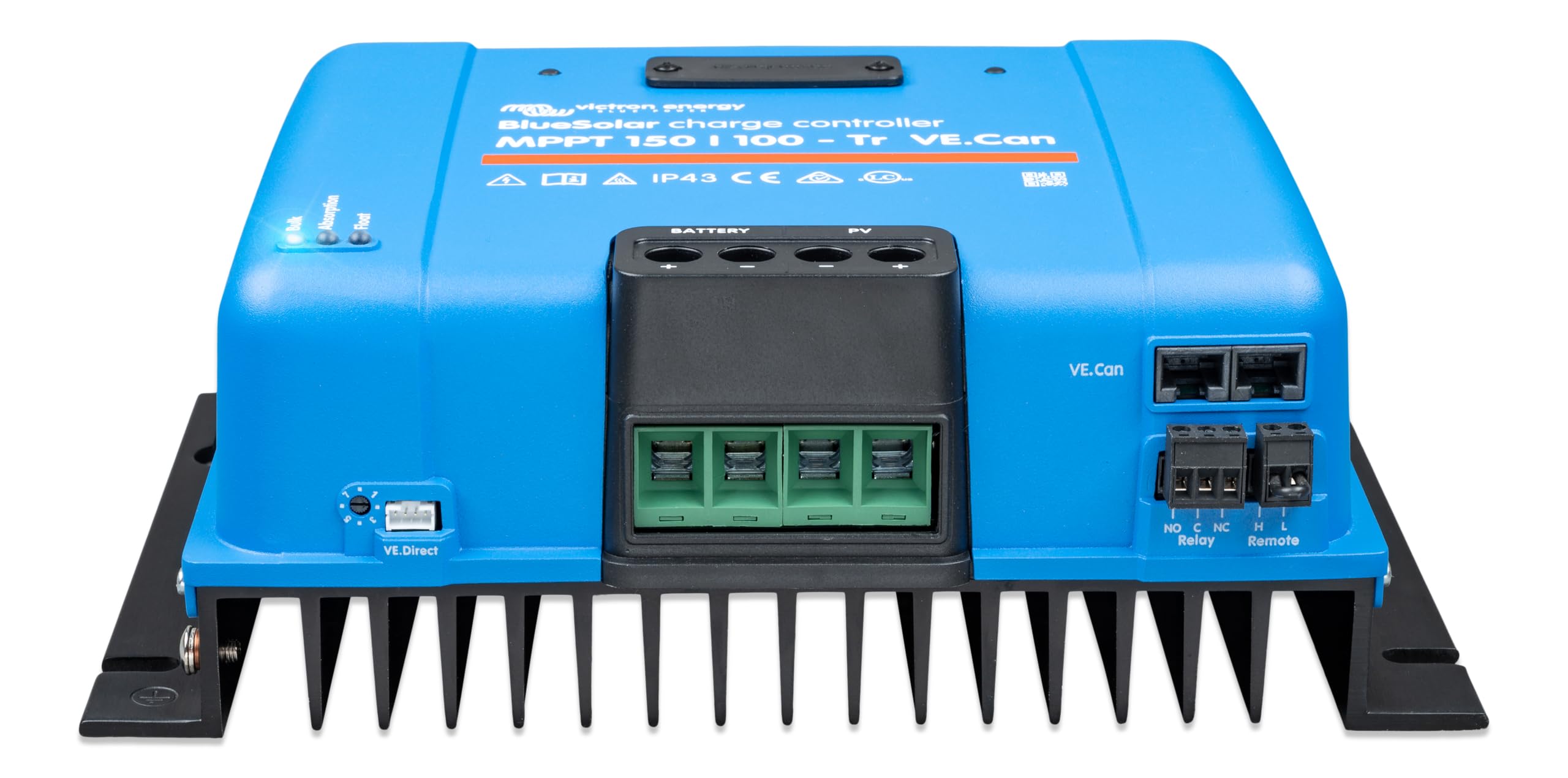 Photo 1 of Victron Energy BlueSolar MPPT MC4 Compatible Solar Charge Controller - Charge Controllers for Solar Panels - 150V, 70 amp, 12/24/36/48-Volt