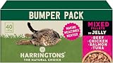 Harringtons Complete Wet Pouch Grain Free Cat Food 40x85g Beef Chicken Salmon