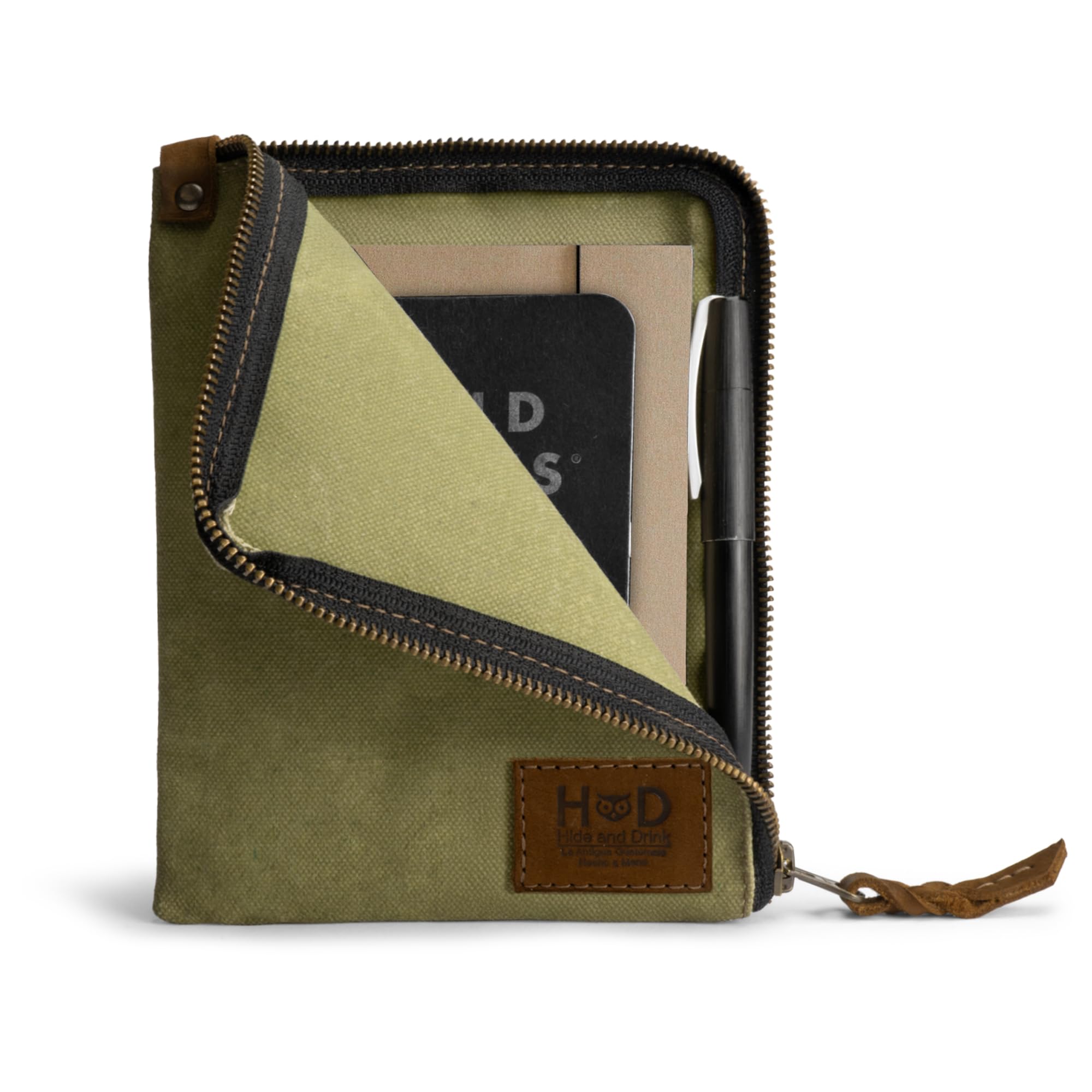 Durable Scribbler Case Handmade by Hide & Drink :: Waxed Canvas