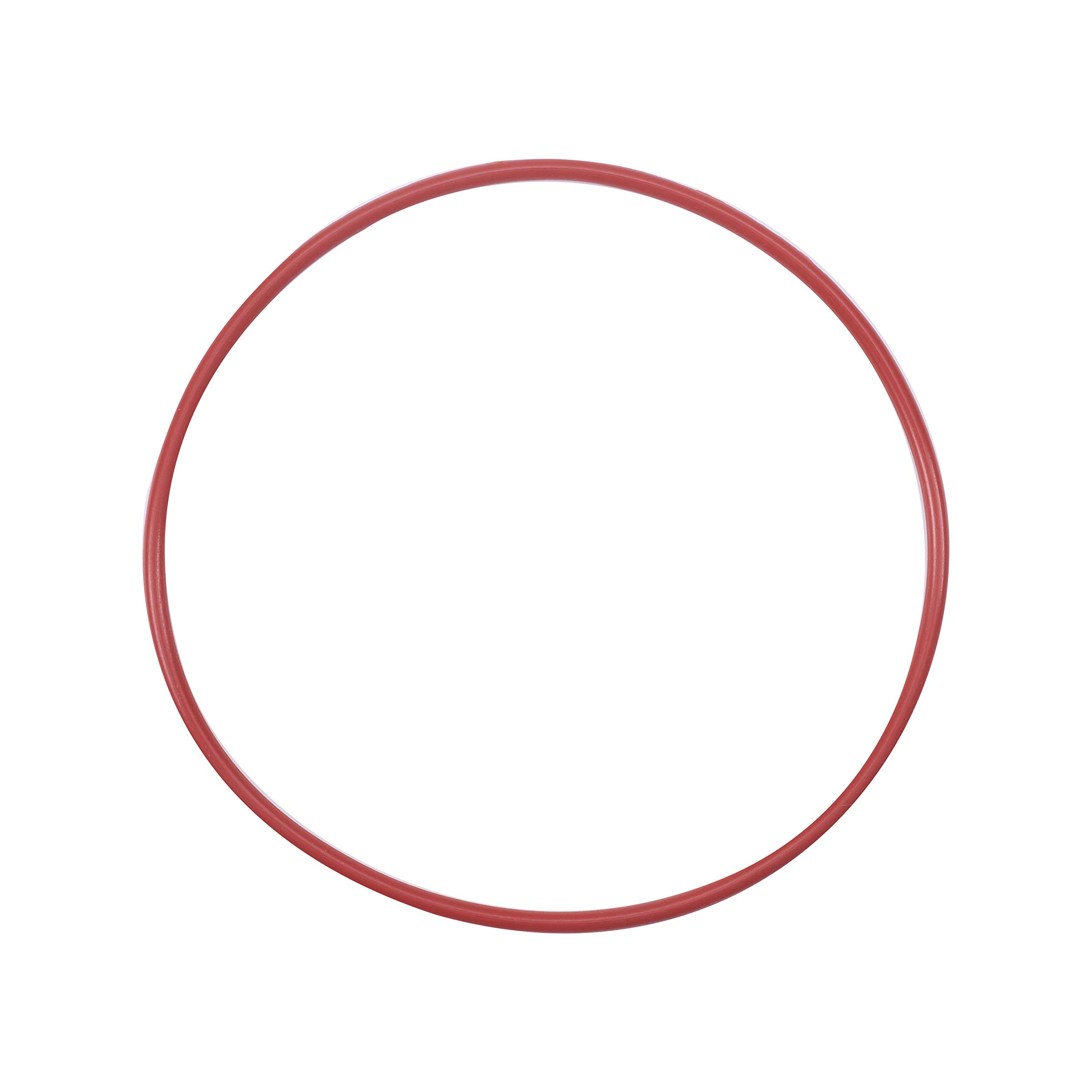 Othmro 1pc O-Ring Sealing Gasket, 85mm OD 80.2mm ID 2.4mm Width, Silicone Seal Rings for Plumbing General Repair (Red)
