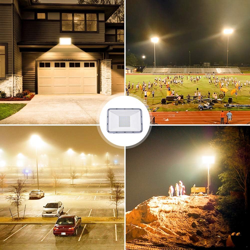 10W LED Flood Lights 800LM Ultra Thin Spot Light 6000K Cold Light IP65
