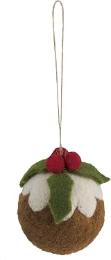 Trimits Christmas Needle Felting Craft Kit 8 x 9cm Pudding