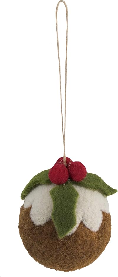 Trimits Christmas Needle Felting Craft Kit 8 x 9cm Pudding