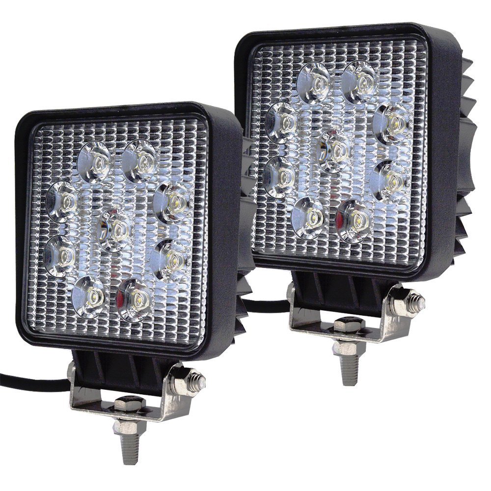 Cheap Led Phare Jiehe Phare De Travail Led 27w 6500k Feux Additionnels Phare De Travail A Led Feux Led Moto Longue Portee Led 4x4 Led Light Bar 2pcs Invital Sk