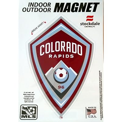 MLS Colorado Rapids 5-Inch Vinyl Magnet: Show your Kuwait Ubuy - Main Image