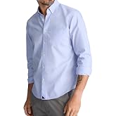 UNTUCKit Wrinkle Free Solid Long Sleeve Shirt for Men | Wrinkle-resistant &amp; moisture-wicking material, made of durable, premium nylon, finished with the perfect untucked length