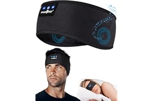MUSICOZY Sleep Headphones Bluetooth Headband Wireless Music Headband Headphones, Sports Sleeping Headphones Sleep Mask with U