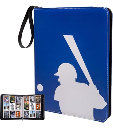baseball card binder target NeatoTek 9 Pocket Waterproof Trading Card Binder, Album Display Holder