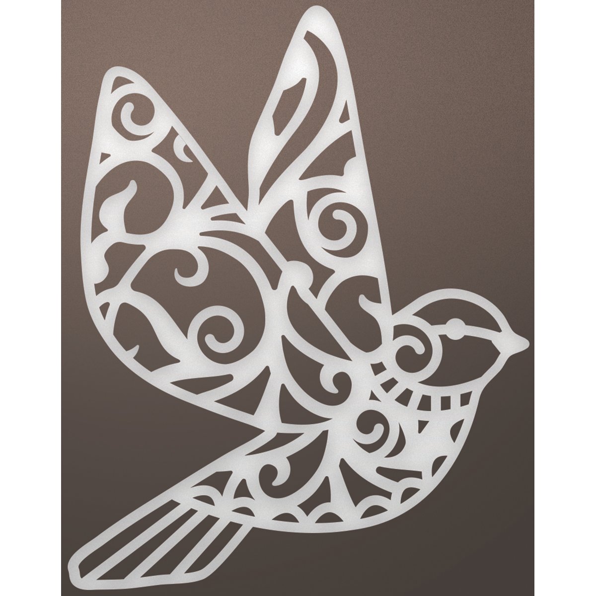 Ultimate Crafts Dove in Flight Die, Metal, Black, 15.4 x 11 x 0.6 cm