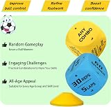 Mellbree Football Training Dice for Boys Dribbling 2 Large 10cm Dice view 8