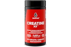 Six Star X3 Creatine Monohydrate Capsules - Pre & Post Workout Creatine Blend with Amino Acids for Men & Women - Muscle Build