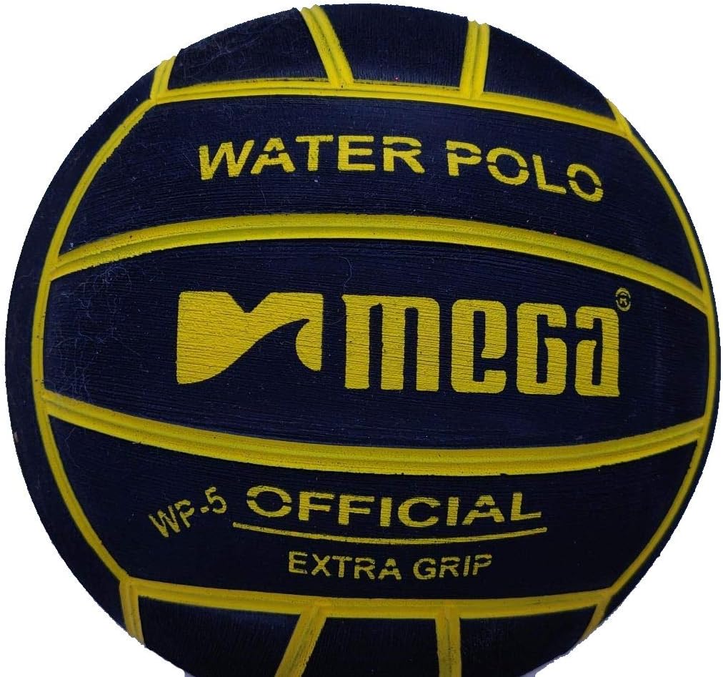 mega water polo ball black size 5