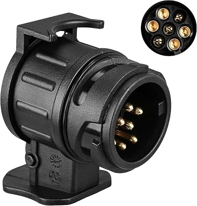 Double Dragon 13 Pin to 7 Pin Towing Adapter European Trailer Socket