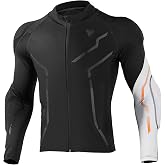 DUHAN Motorcycle Armored Shirt CE 2 Protection Removable Armor Set Breathable Lightweight Summer Riding Gear