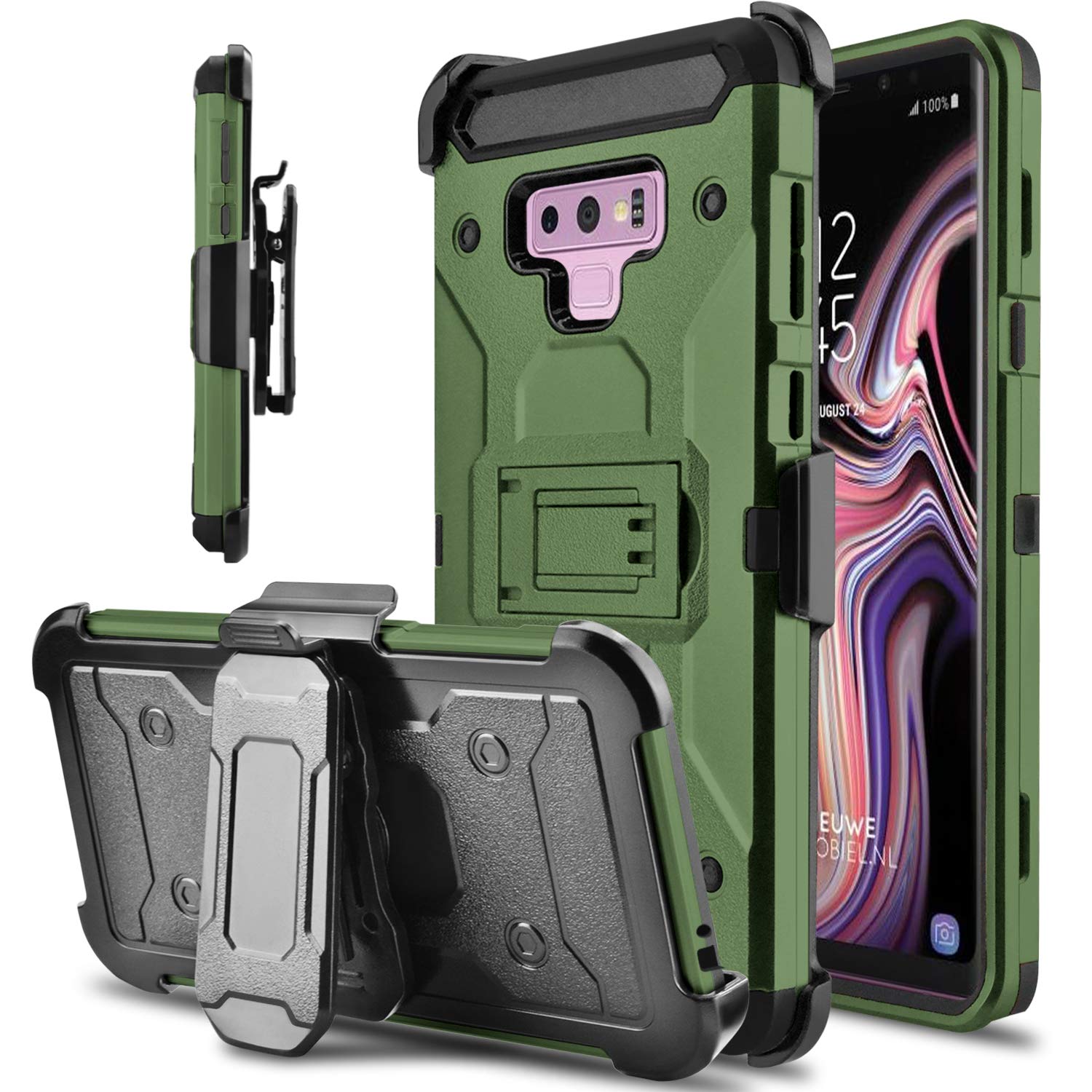 note 9 case with belt clip
