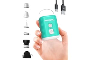 Aoypalp Mini Air Pump for Inflatables with 1600mAh Battery USB Rechargeable, Portable Air Mattress Pump to Inflate Deflate for Pool Floats, Air Bed, Air Mattress Swimming Ring, Vacuum Bags