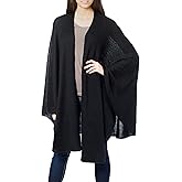 NOVICA Artisan Handmade Alpaca Blend Hooded Ruana Cape Andean with ...