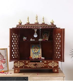 HomeCrafts Wooden Home Temple/Puja Mandir
