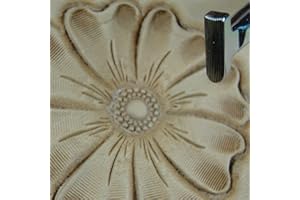 PRO LEATHER CARVERS Stainless Steel Barry King - #1 Center Shader Stamp (Leather Stamping Tool)