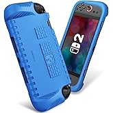 Fintie Ultralight Case Compatible with Nintendo Switch 2 (2025) with Game Card Slots - [Shockproof] Lightweight Protective Cover with Ergonomic Grip, Kids Friendly Grip Case