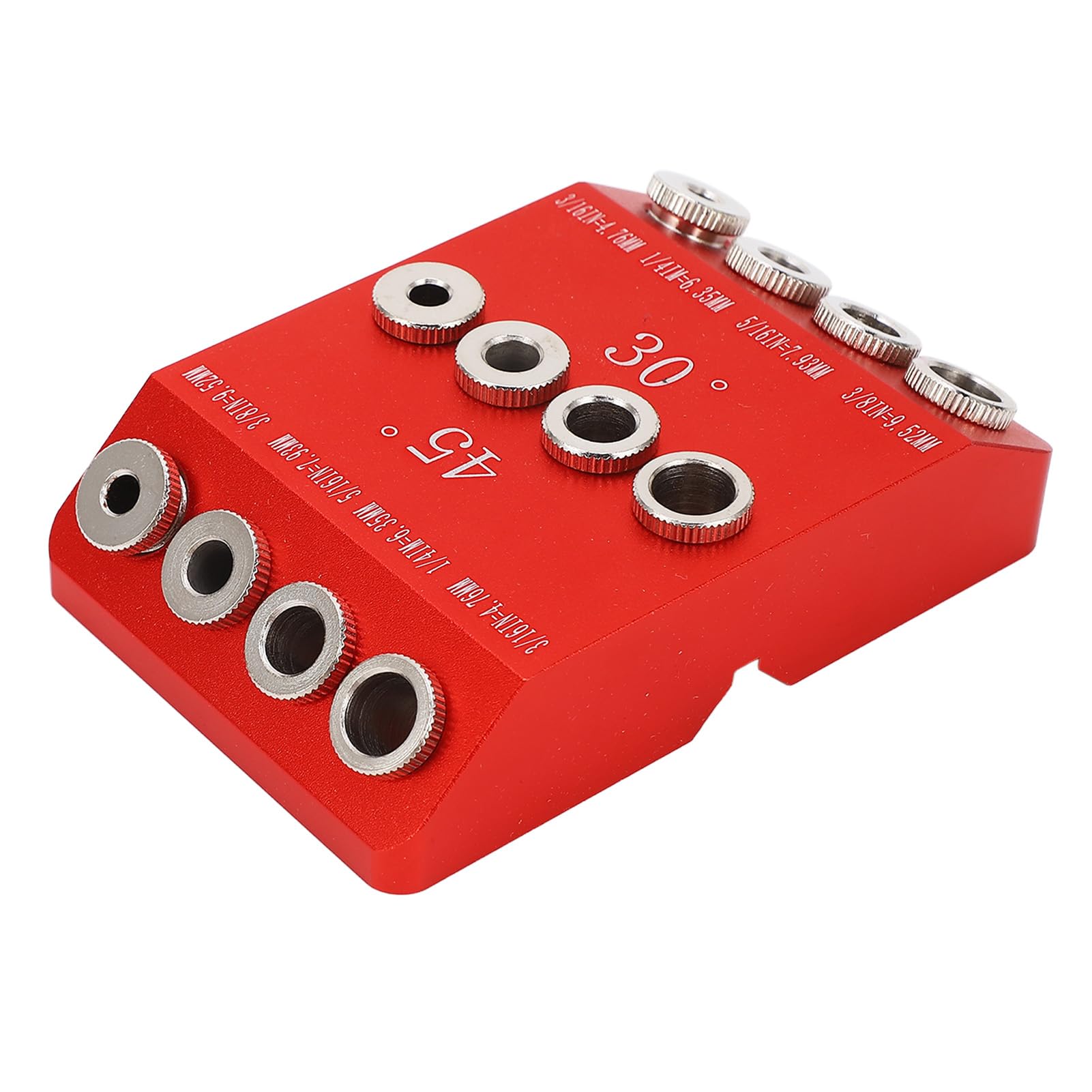 Topyond Pocket Hole Jig with Multiple Angles 30° 45° 90°, Wood Woodwork Guides Joint Angle Tool Carpentry Locator, Drilling Locator Fixture Tool for Woodworking