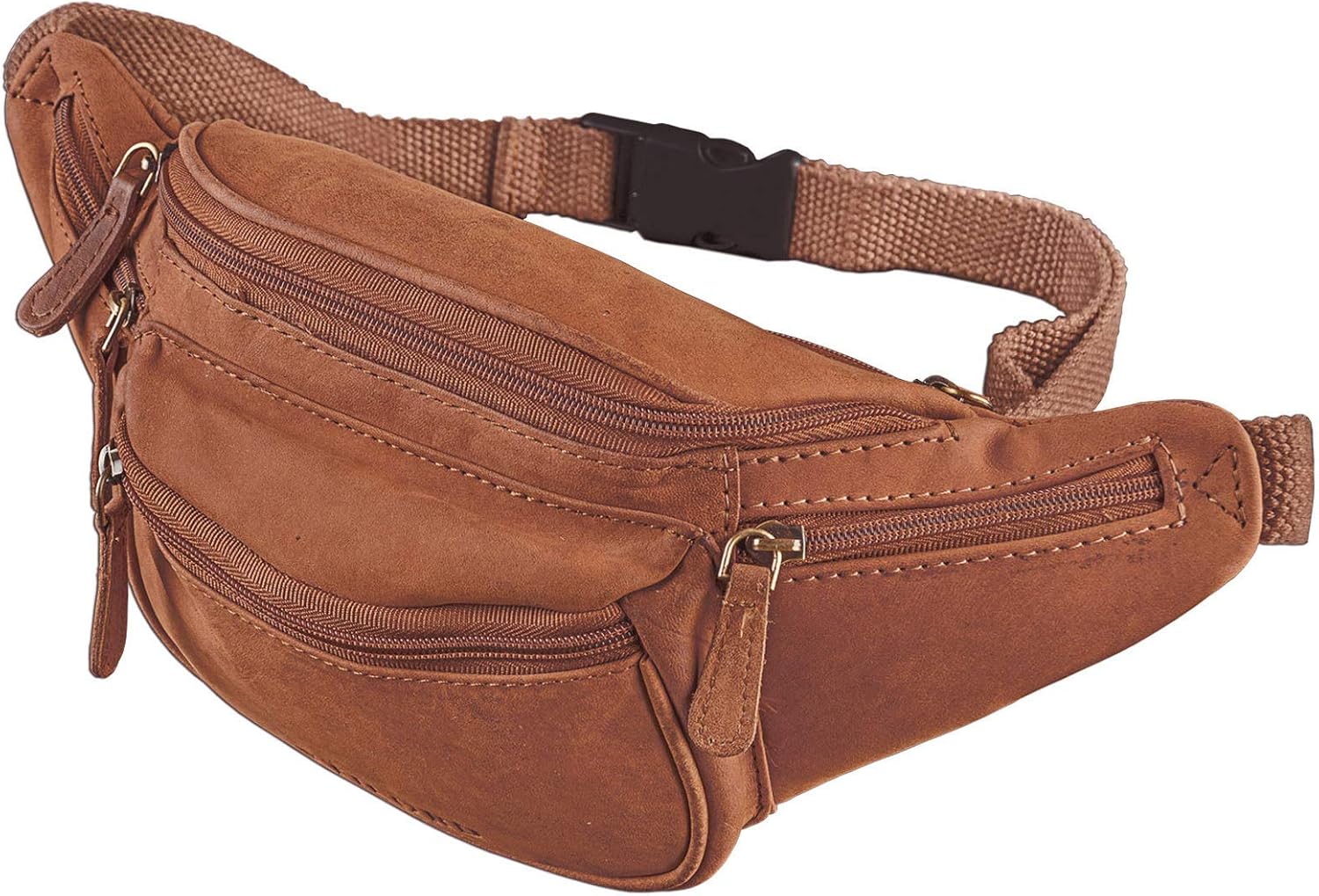 Globo E-Commerce - Calzature, Abbigliamento, Sport, Intimo, Accessori - LOTTO - Marsupio nero in VERA PELLE con quattro tasche