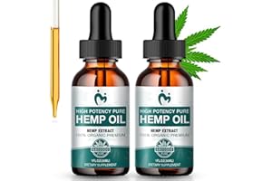 MOSRAY (2 Packs) Hemp Oil Original Hemp Drops - High Purity Extract 100% Natural Hemp -Used in Adult Nutritional Supplements-Omega 3-6-9 - Made in USA