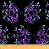 Erosebridal Skull Fabric by The Yard, Halloween