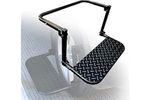 Jamgoer Folding Heavy Duty Tire Steps Load Capacity Max 300Lbs and Universal Portable Tire Width Adjustable Height Max 9.05"-11.02" for Pickup SUV Big Truck Tire