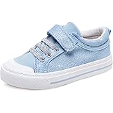 ToandonToddler Kids Sneakers Sparkle Fashion Glitter Sequins Canvas Shoes