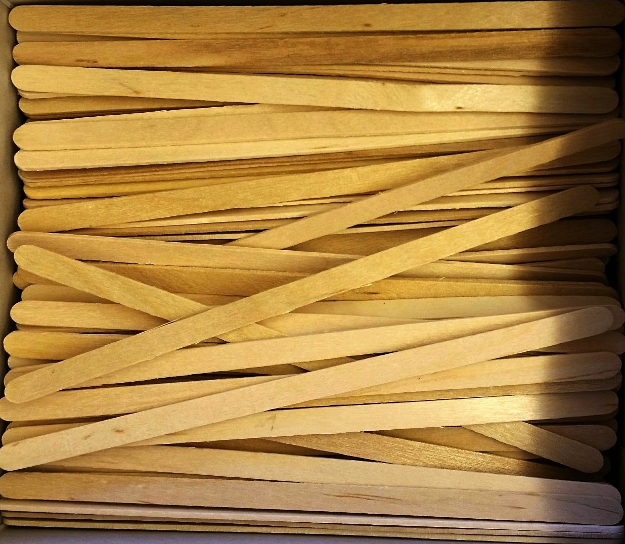 1 x 100 Wooden Hot Drink Stirrers (5.5" Round Ended)