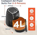 Midea Air Fryer 4L 1500W 8 Programs 35-200°C Shake Alarm 60min view 2